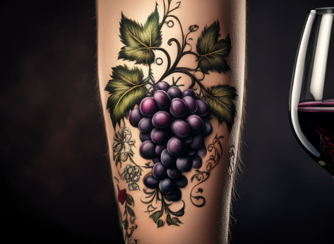 Le retour du top 14 des tatouages sur le thème vin